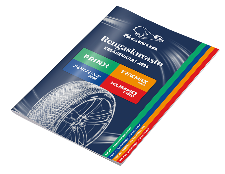 Scason-Prinx-Fortune-Tracmax-Kumho-laadukas-kesärengaskuvasto2026